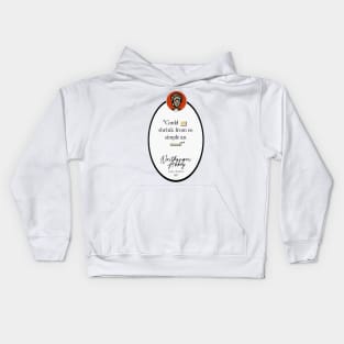 Northanger Abbey Quote: "Could you shrink from so simple an adventure?" Jane Austen Kids Hoodie